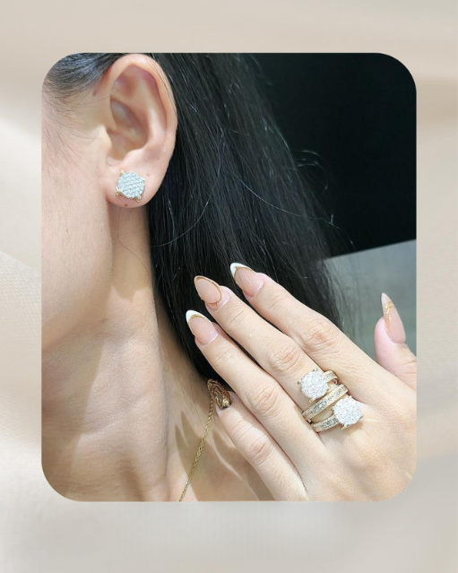 14K Diamond Set