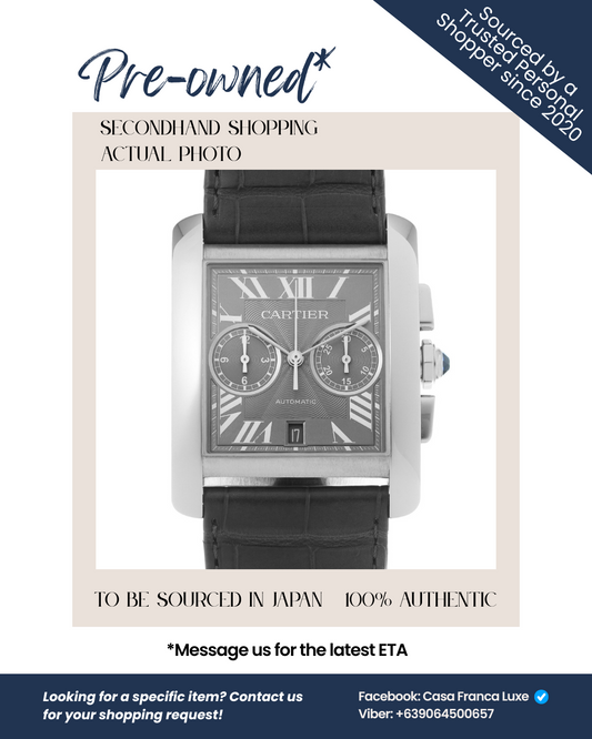 Japan Pre-owned: Cartier Tank MC Chronograph W5330008 Men's Watch