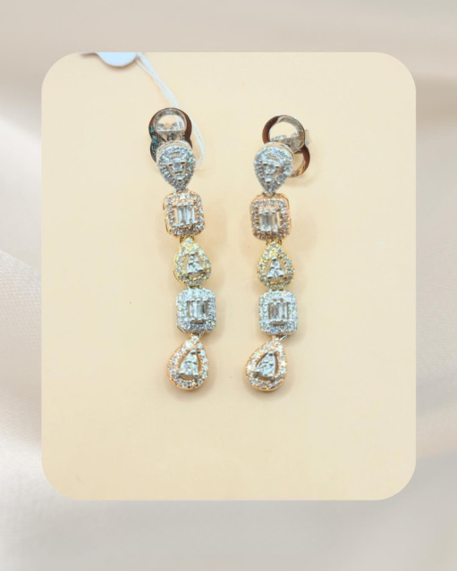 14K Diamond Earrings