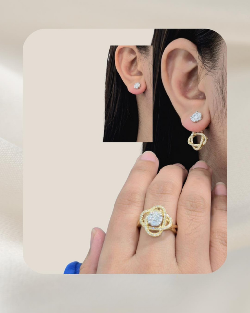 14K Diamond Set
