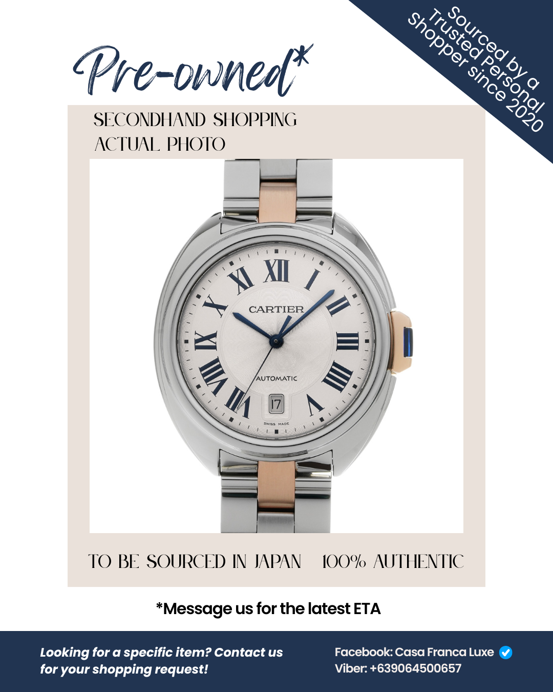 Japan Pre-owned: Cartier Clé de Cartier W2CL0002 Men's Watch