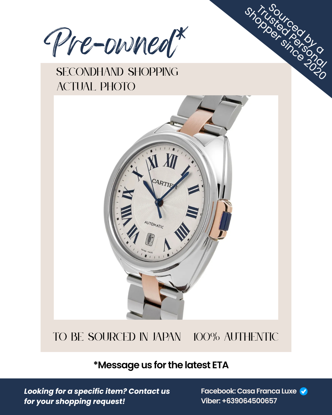 Japan Pre-owned: Cartier Clé de Cartier W2CL0002 Men's Watch