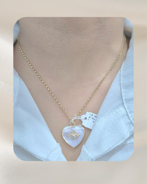14K Diamond Pendant
