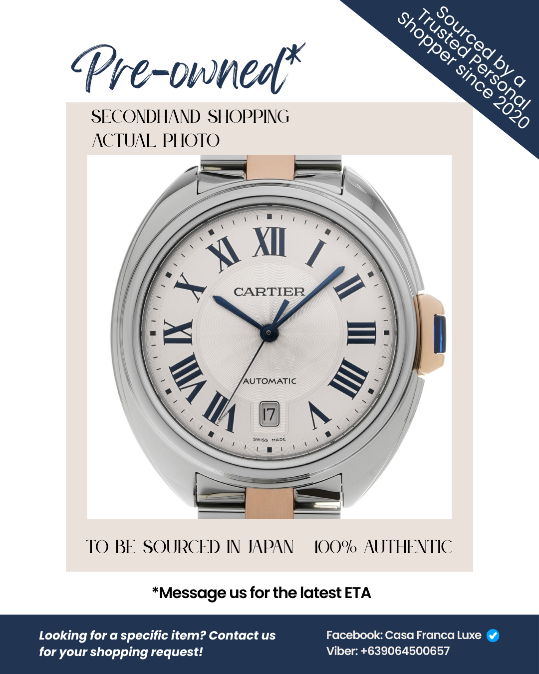 Japan Pre-owned: Cartier Clé de Cartier W2CL0002 Men's Watch