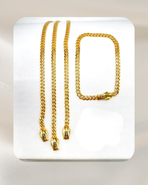 18K Yellow Gold Unisex Bracelet