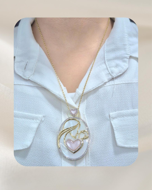 14K Diamond Pendant