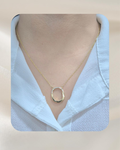 14K Diamond Necklace