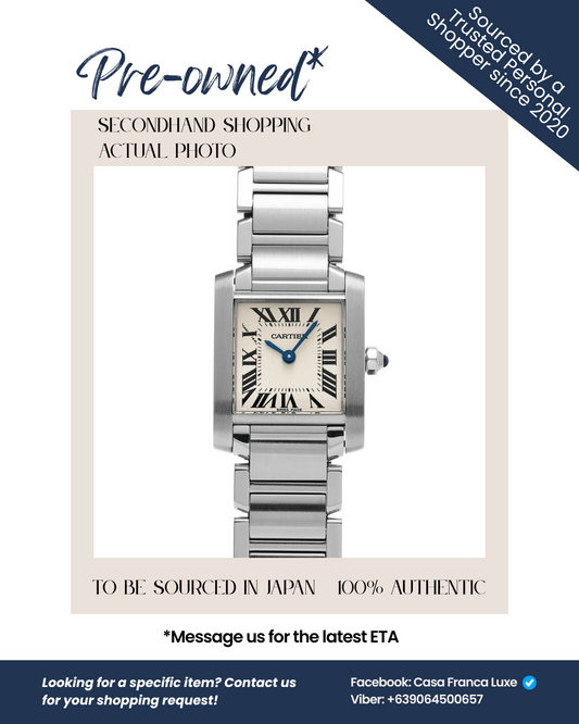 Japan Pre-owned: Cartier Tank Française SM W51008Q3 Women's Watch