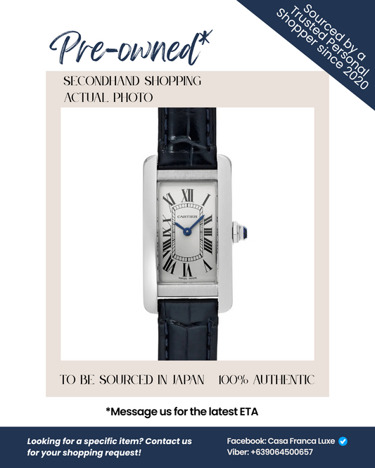 Japan Pre-owned: Cartier Tank Américaine SM WSTA0043 Women's Watch