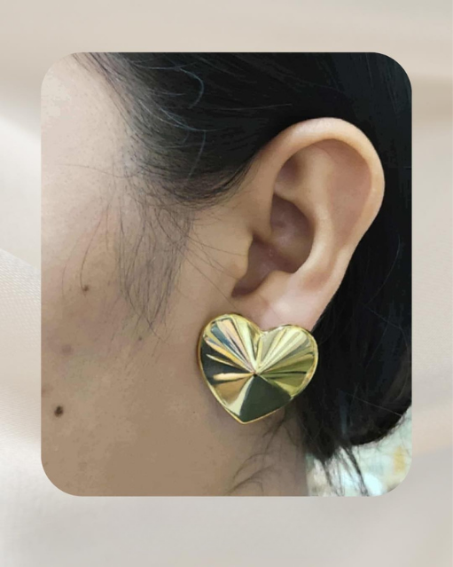 18K Yellow Gold Earrings