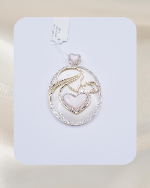 14K Diamond Pendant