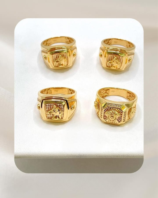 18K Yellow Gold Ring