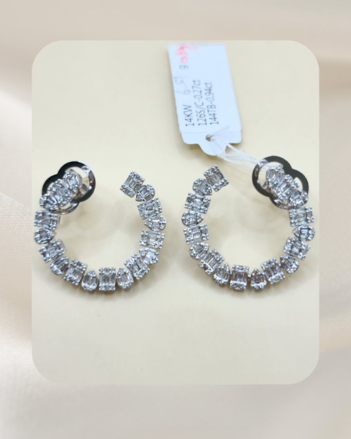 14K Diamond Earrings