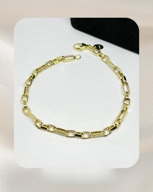 18K Yellow Gold Unisex Bracelet