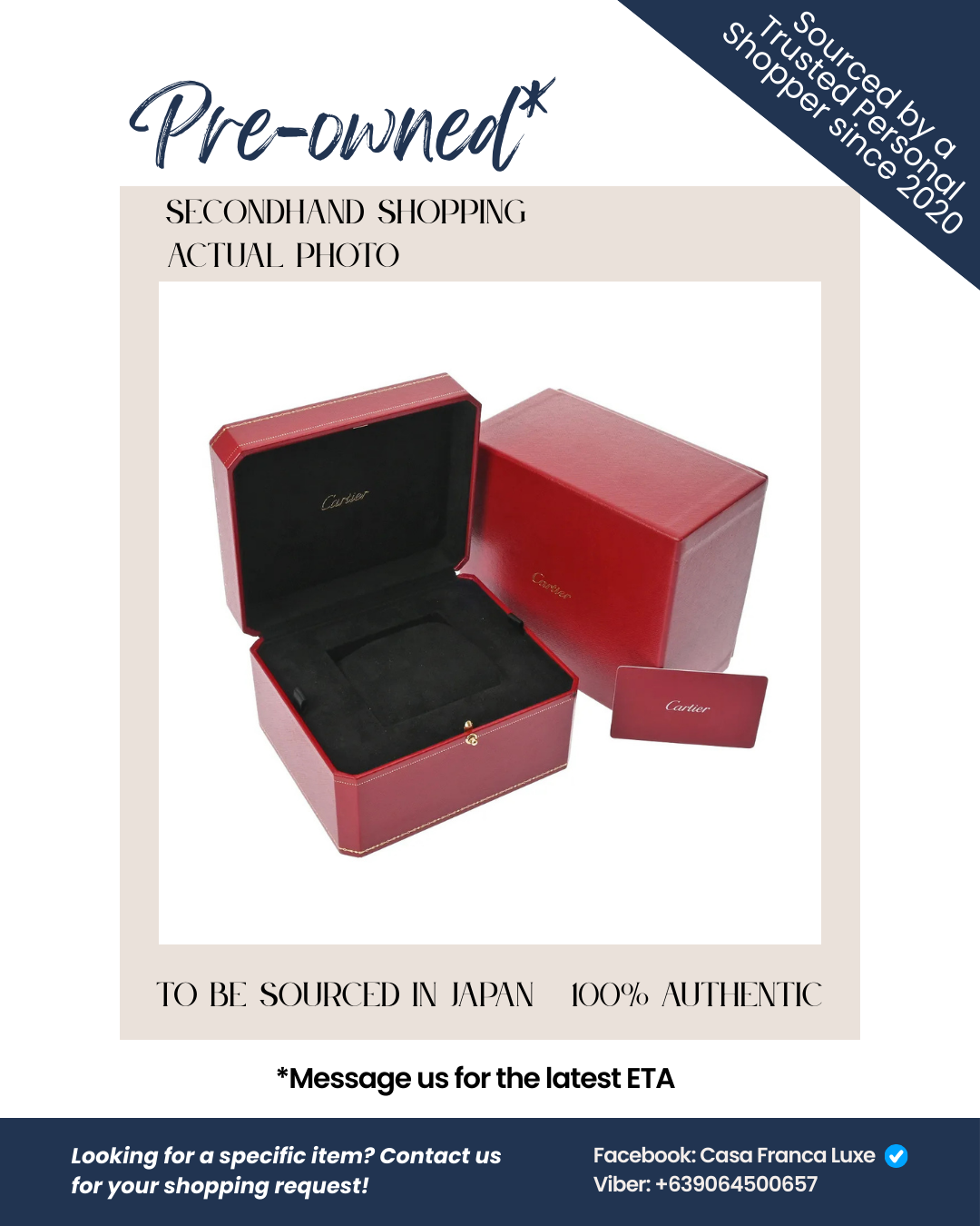 Japan Pre-owned: Cartier Tank Américaine SM WSTA0043 Women's Watch