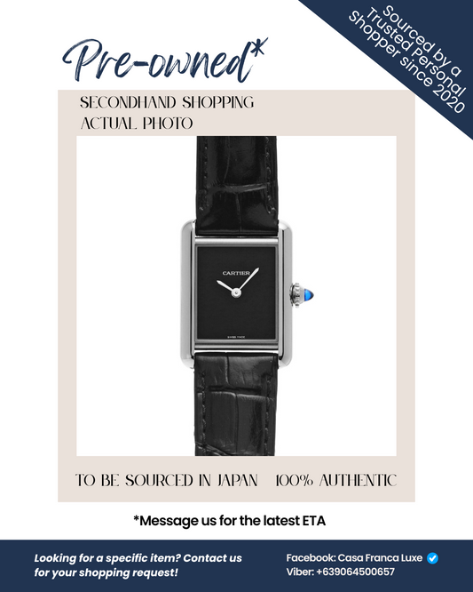 Japan Pre-owned: Cartier Tank Must de Cartier Watch SM WSTA0071 Men's Watch