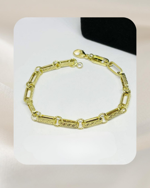 18K Yellow Gold Unisex Bracelet