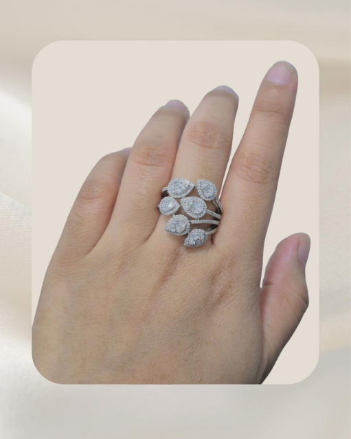14K Diamond Ring