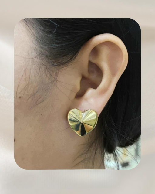 18K Yellow Gold Earrings