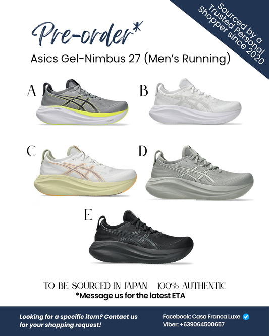 Japan Pre-order: Asics Gel-Nimbus 27 Men's