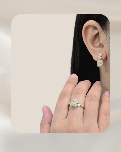14K Diamond Set