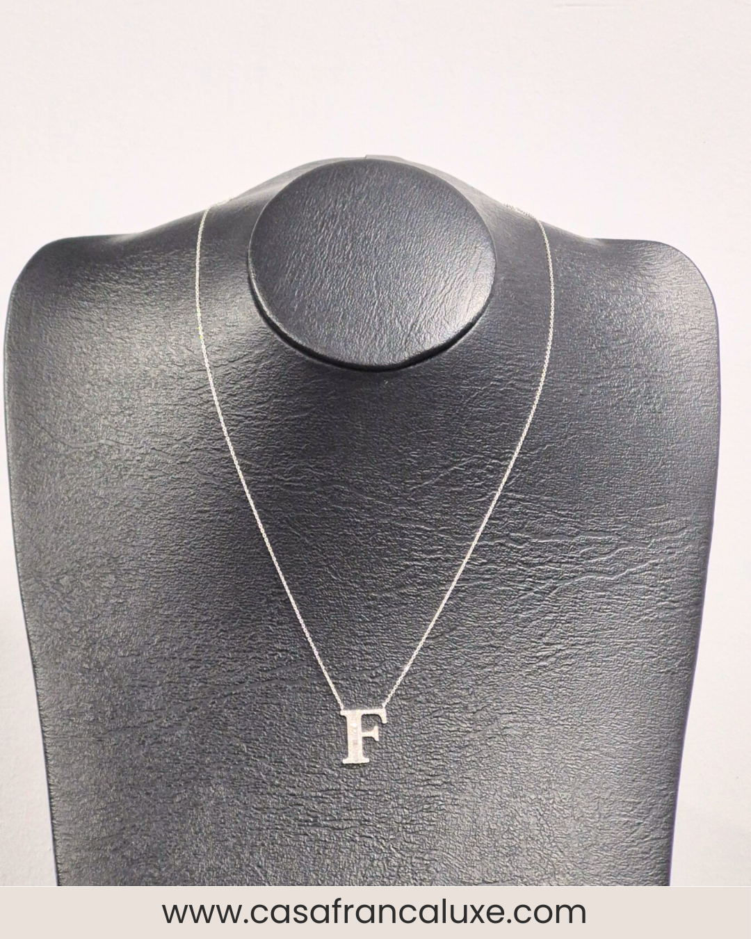 14K Initial Diamond Necklace
