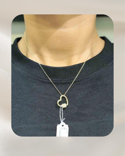 14K Diamond Pendant