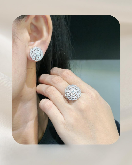 14K Diamond Set
