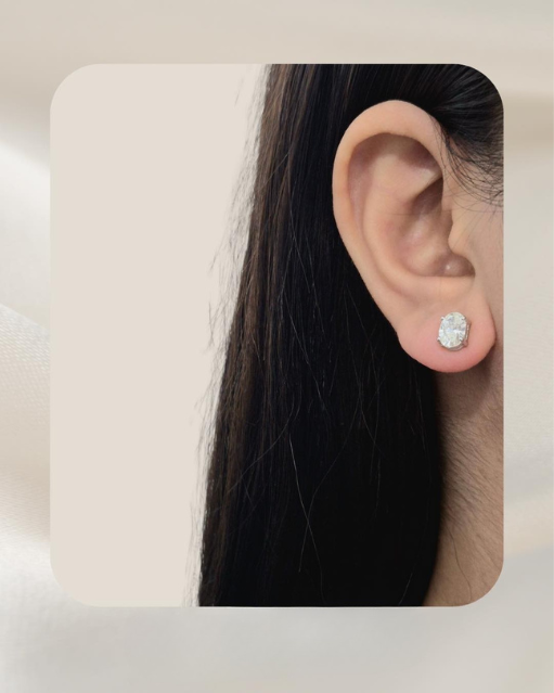18K Diamond Earrings
