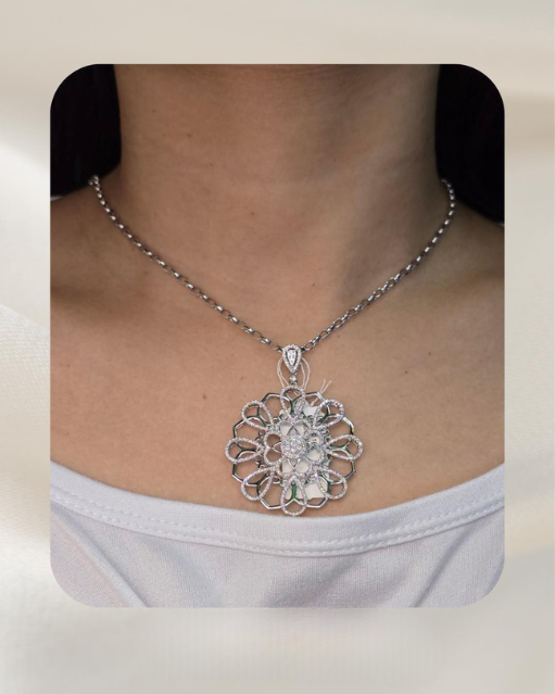 14K Diamond Pendant