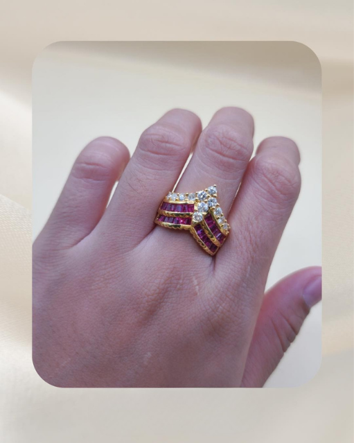 18K Diamond Ring