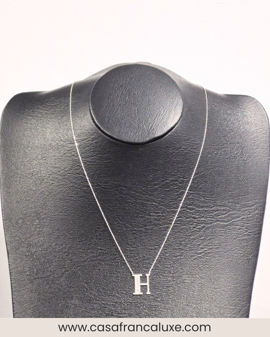 14K Initial Diamond Necklace