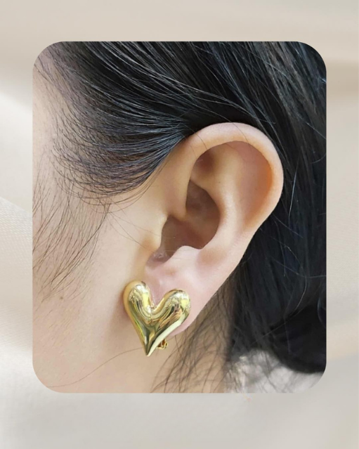 18K Yellow Gold Earrings