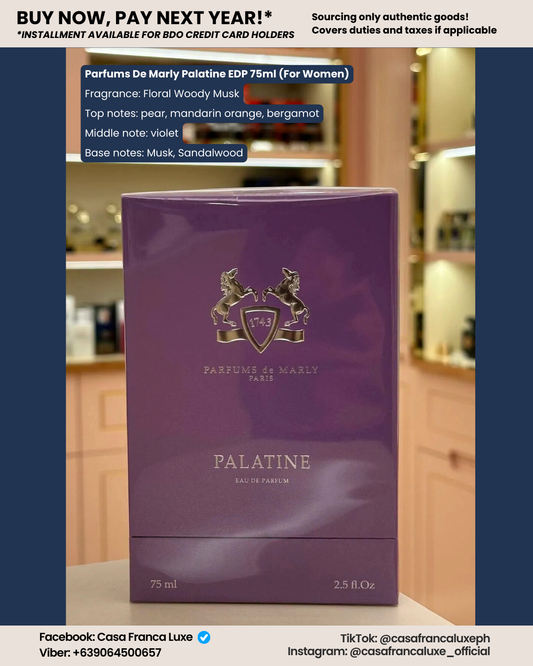 HK Pre-order: Parfums De Marly Palatine EDP 75ml (For Women)