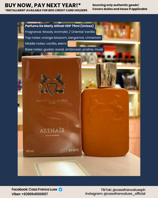 HK Pre-order: Parfums De Marly Althair EDP 75ml (Unisex)