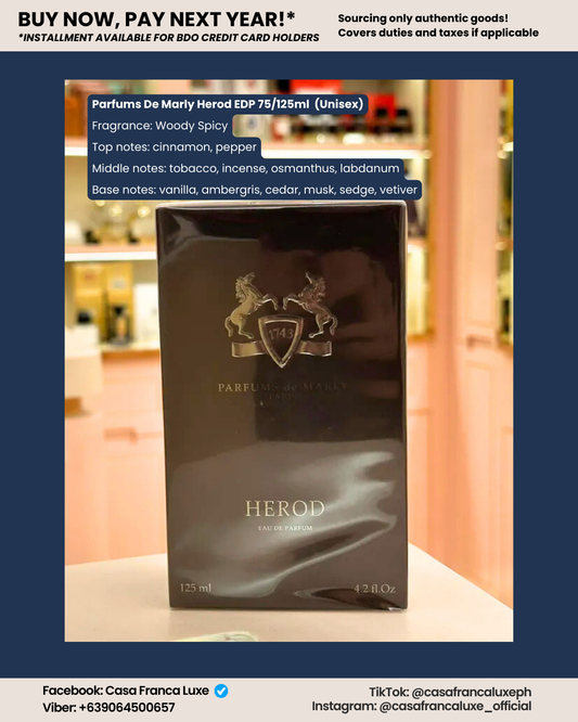 HK Pre-order: Parfums De Marly Herod EDP 75/125ml (Unisex)