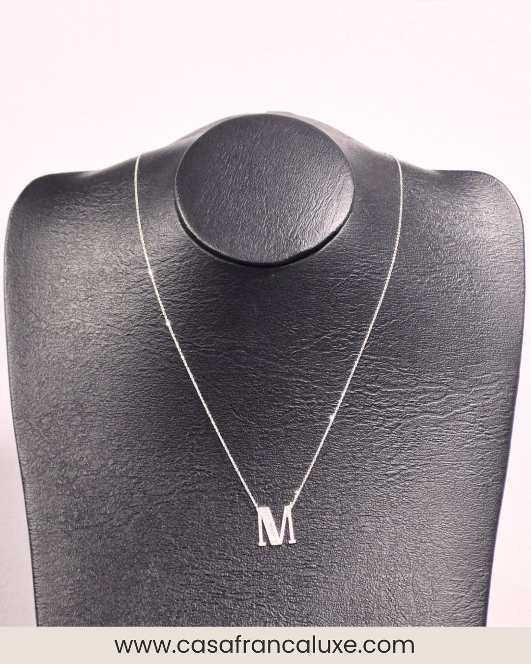 14K Initial Diamond Necklace