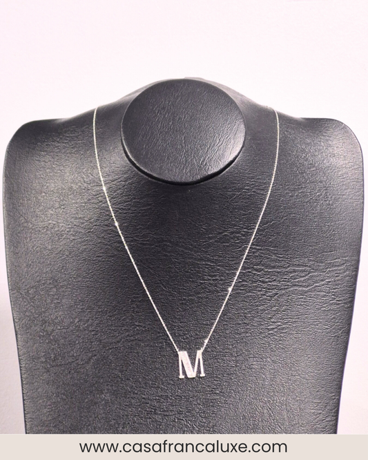 14K Initial Diamond Necklace