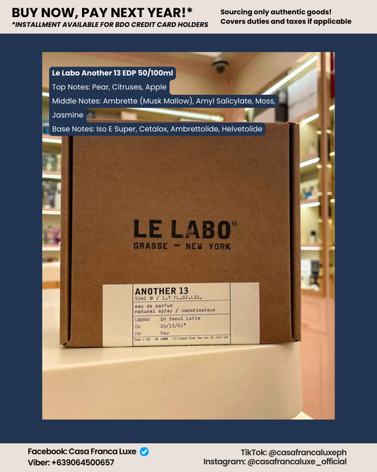 HK Pre-order: Le Labo Another 13 EDP 50/100ml