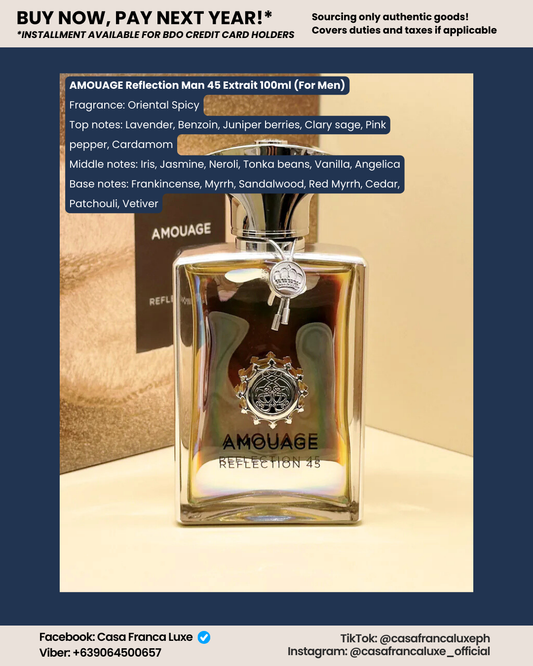 HK Pre-order: AMOUAGE Reflection Man 45 Extrait 100ml (For Men)