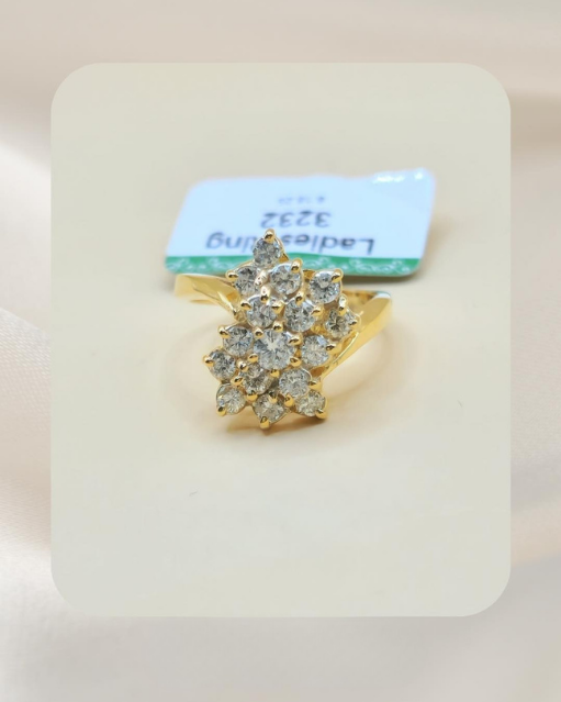 14K Diamond Ring