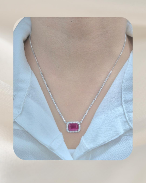 14K Diamond Necklace