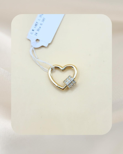 14K Diamond Pendant