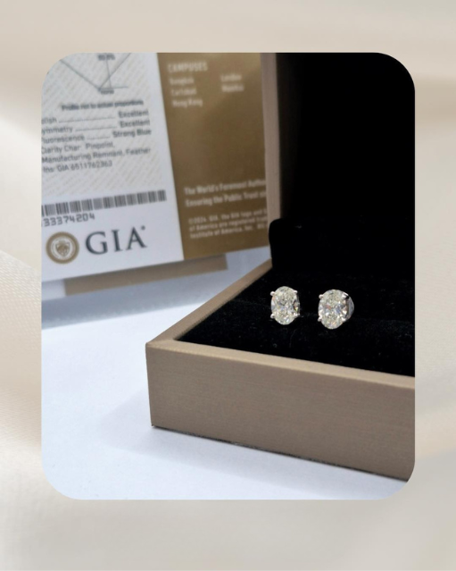 18K Diamond Earrings