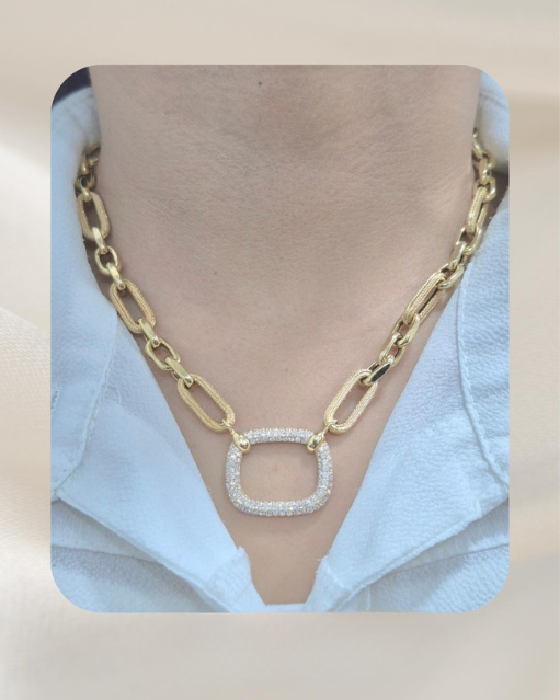 14K Diamond Necklace