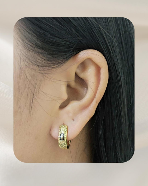 18K Yellow Gold Earrings