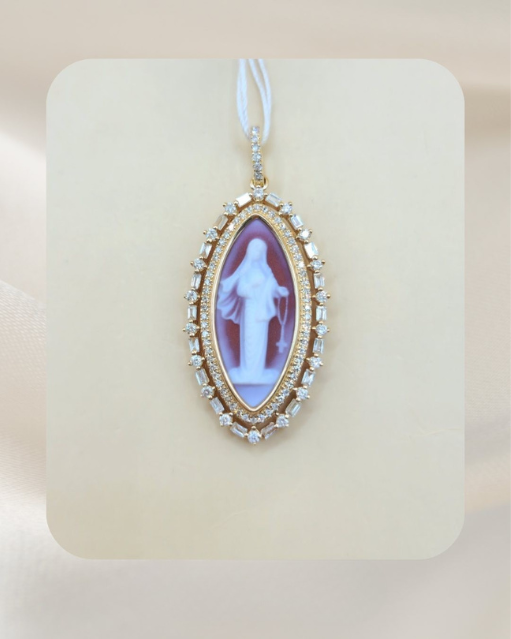 14K Diamond Pendant
