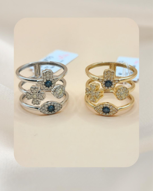 14K Diamond Ring