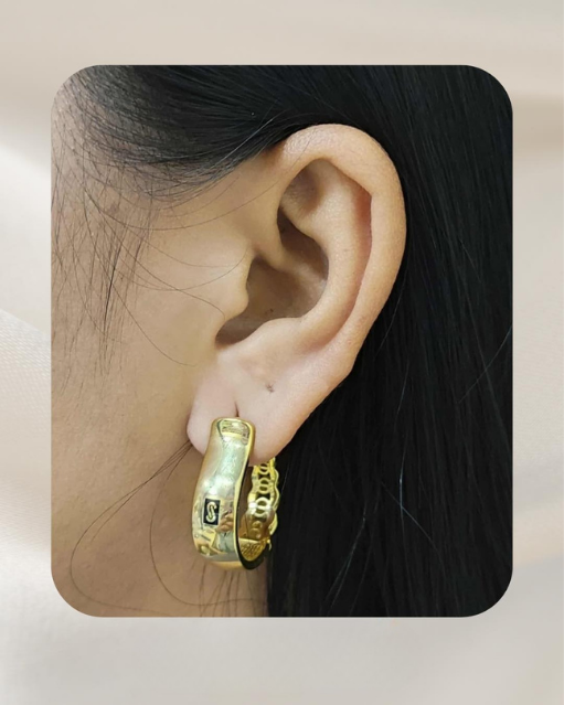 18K Yellow Gold Earrings