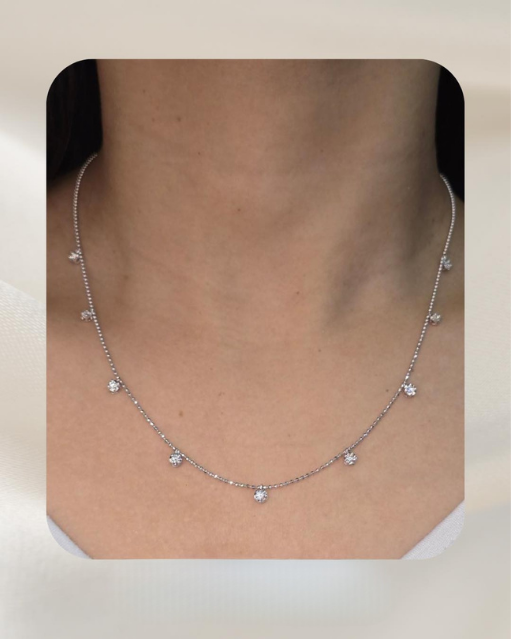 14K Diamond Necklace